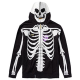 DEAD SERIOUS ZIP HOODIE - BLACK