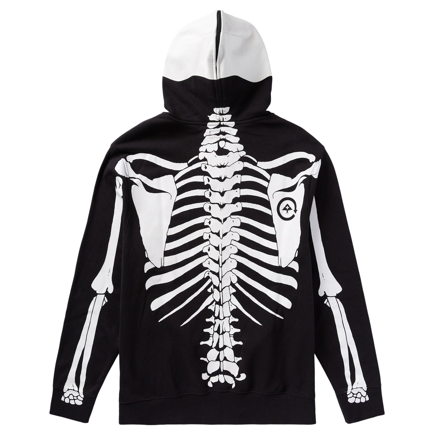 DEAD SERIOUS ZIP HOODIE - BLACK