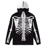 DEAD SERIOUS ZIP HOODIE - BLACK