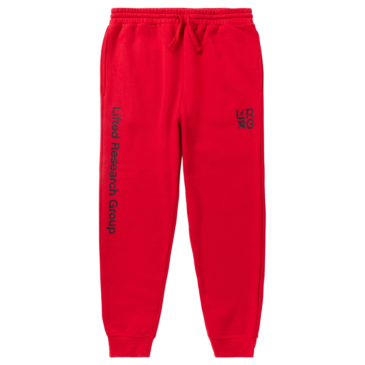 STACKED MULTI LOGO JOGGER SWEATPANTS - RED