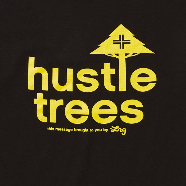 HUSTLE TREES TEE - BLACK
