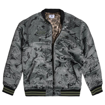 ABOVE THE ROOTS BOMBER JACKET - BLACK