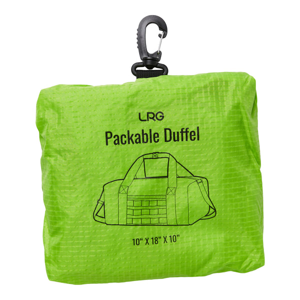 PACKABLE DUFFEL - NEON GREEN