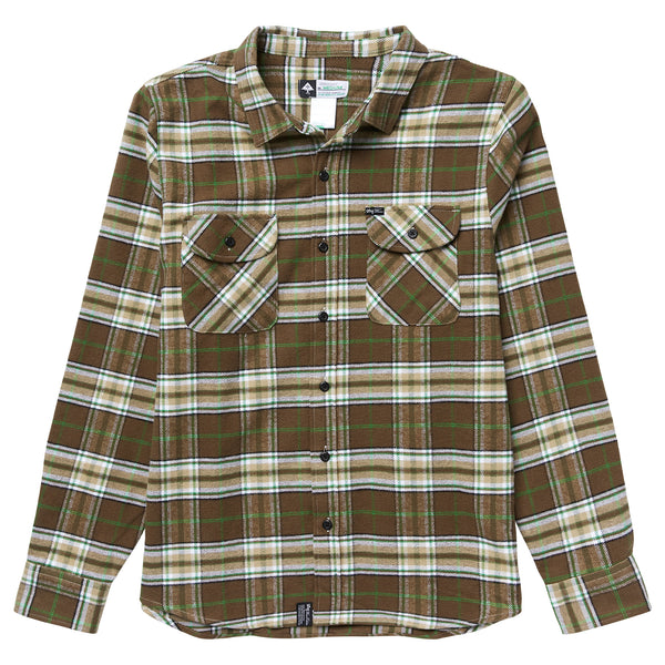 DEEP VISION FLANNEL SHIRT - OLIVE