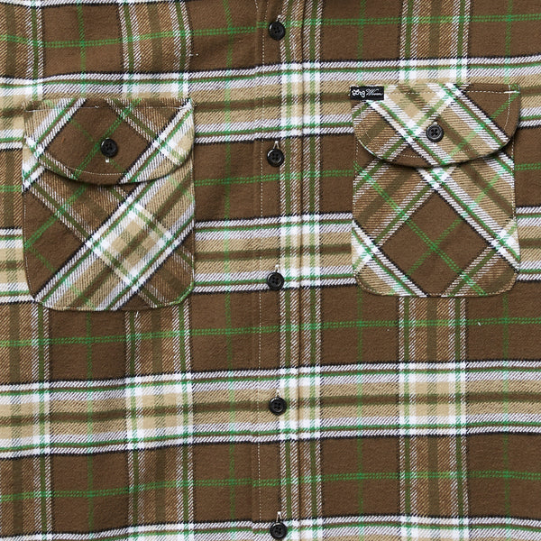 DEEP VISION FLANNEL SHIRT - OLIVE