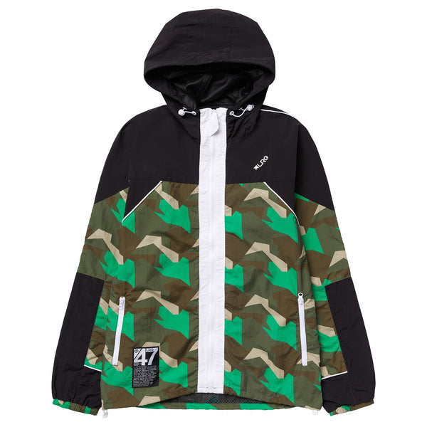 LIFTED GEO WINDBREAKER JACKET - GREEN