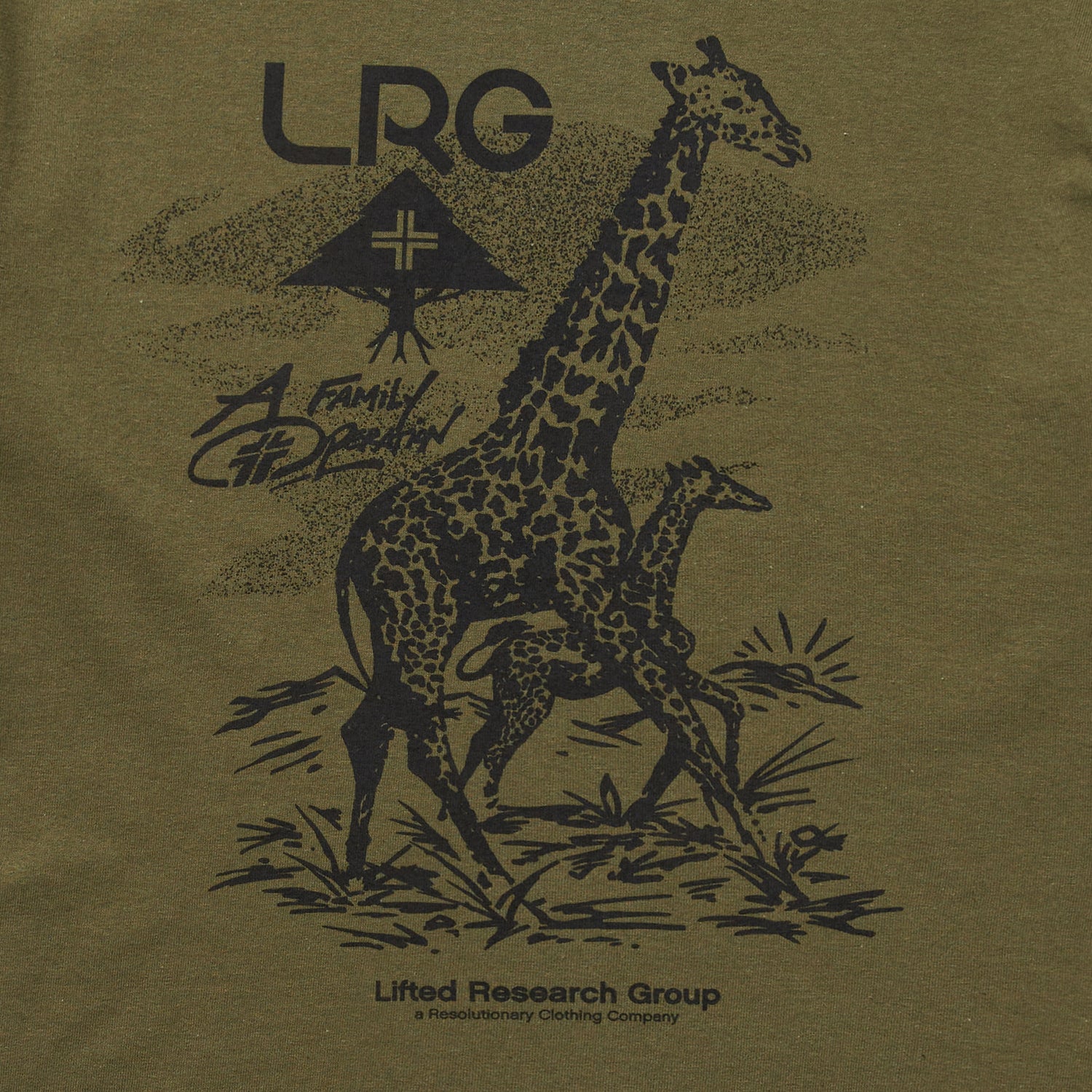 LIFTED FAMILY OP TEE - MILITARY GREEN
