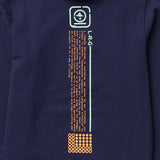FOUNDATION TREE PULLOVER HOODIE - NAVY