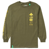 STRONG BRANCHES LONG SLEEVE TEE - MILITARY GREEN