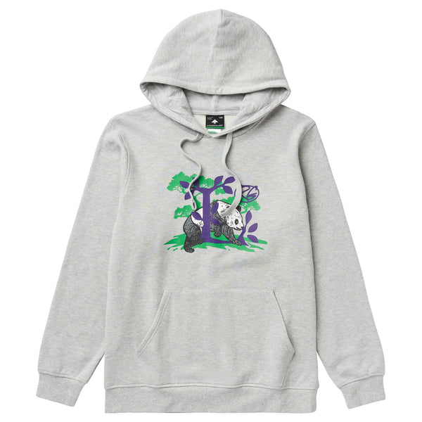 PANDA SCOUT L PULLOVER HOODIE - GREY HEATHER