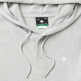 SYCAMORE THERMAL HOODED HENLEY - GREY HEATHER