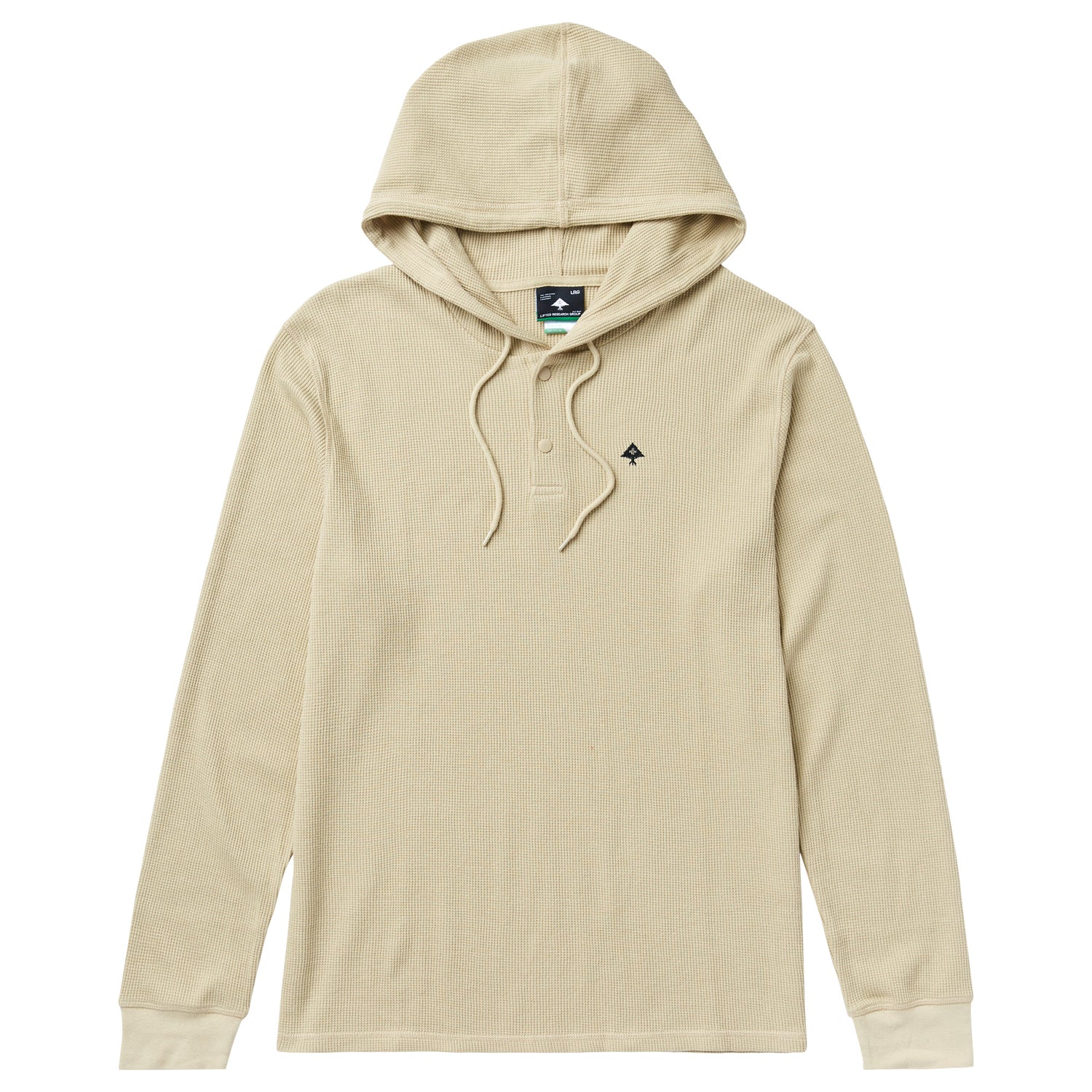 LRG SYCAMORE THERMAL HOODED HENLEY TAN