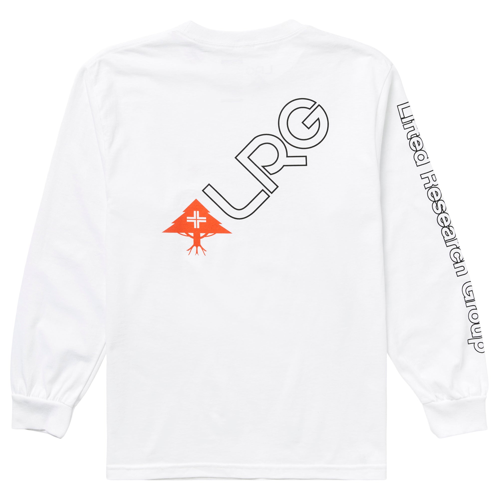 LRG SLANT LONG SLEEVE TEE - WHITE