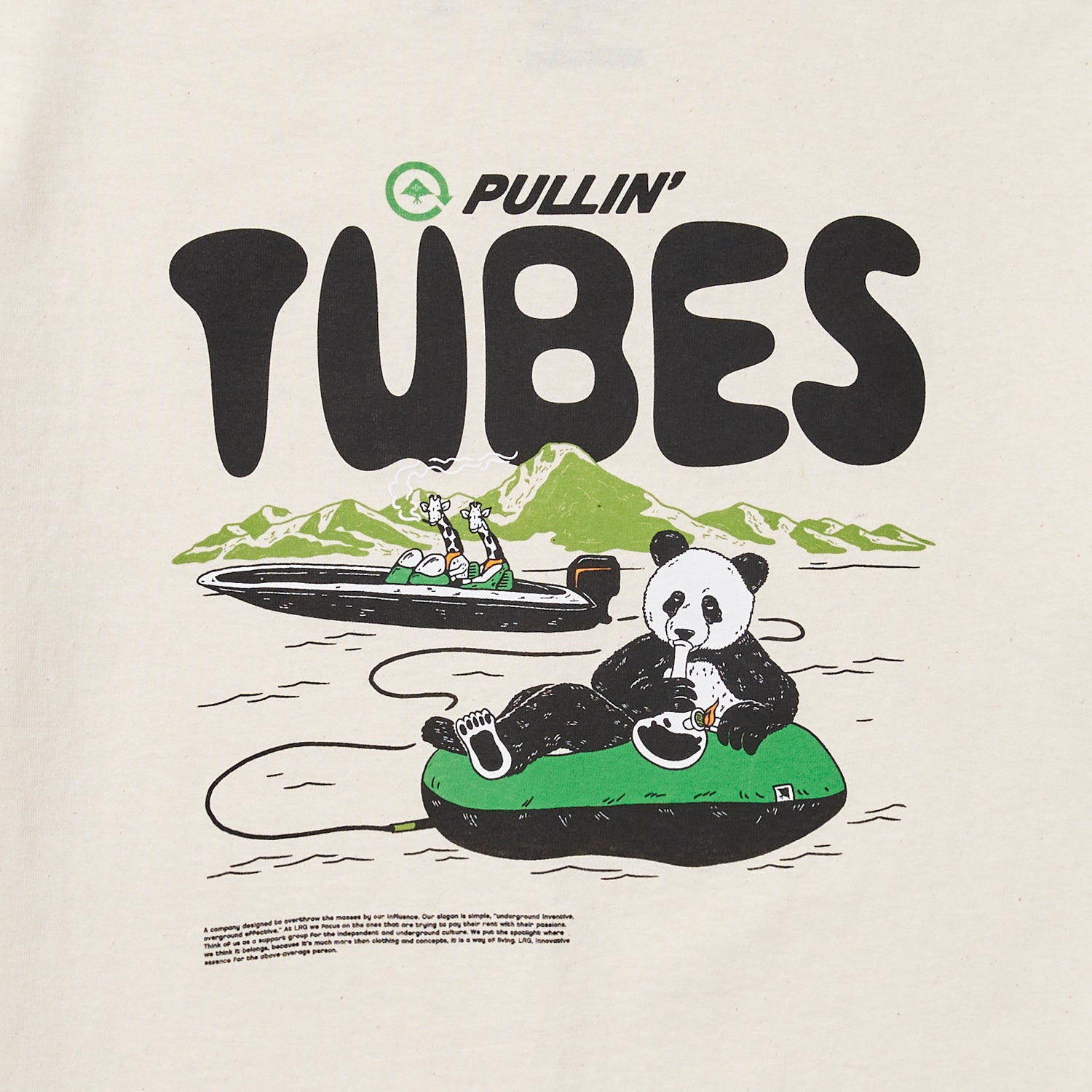 PULLIN TUBES TEE - CREAM
