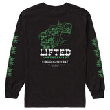 LIFTED LANDSCAPING TEE - BLACK