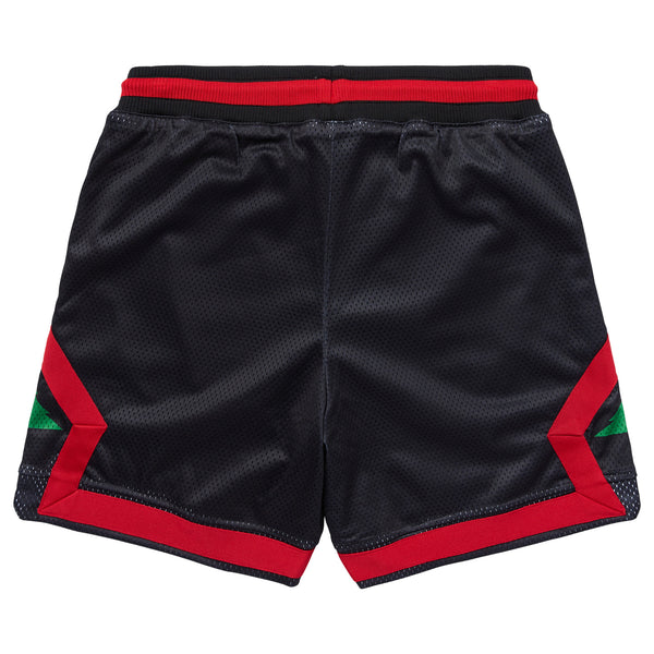 RESOLUTIONARY LIFTED MESH SHORTS - BLACK