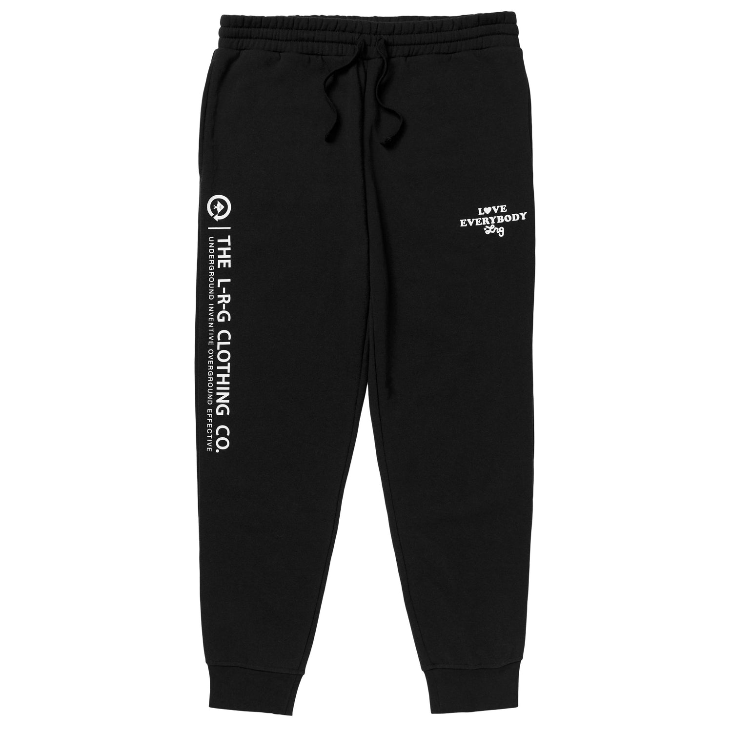 LOVE FOR EVERYBODY JOGGER SWEATPANTS - BLACK