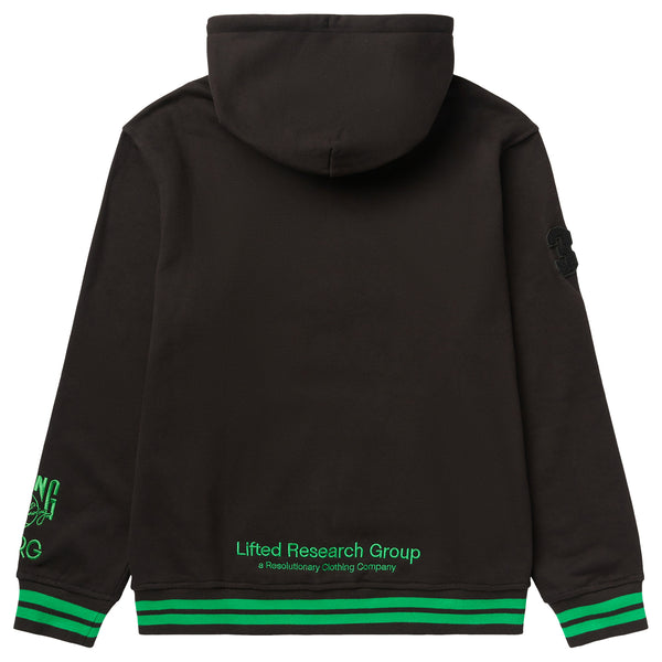EWING LIFTED PULLOVER HOODIE - BLACK