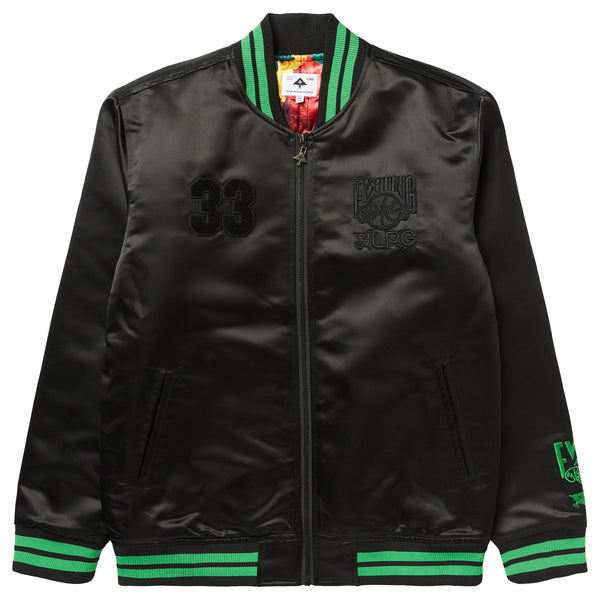 EWING LIFTED BOMBER JACKET - BLACK