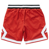 RESOLUTIONARY LIFTED MESH SHORTS - RED