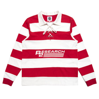 ROUND 2 LONG SLEEVE RUGBY - RED