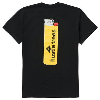 HUSTLE TREES LIT TEE - BLACK