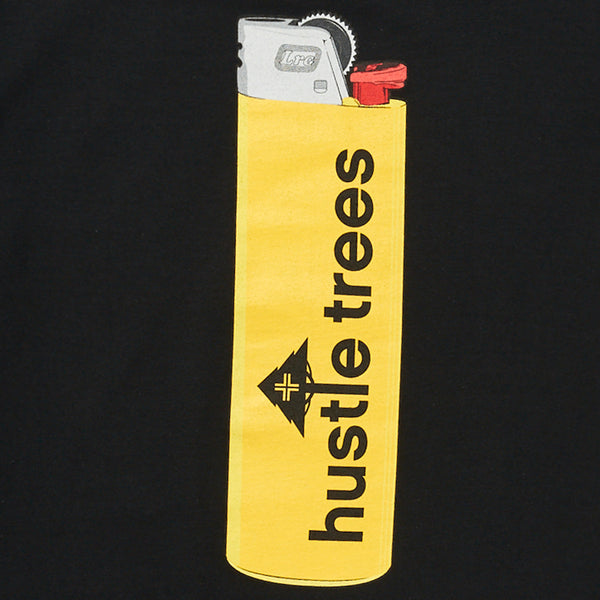 HUSTLE TREES LIT TEE - BLACK