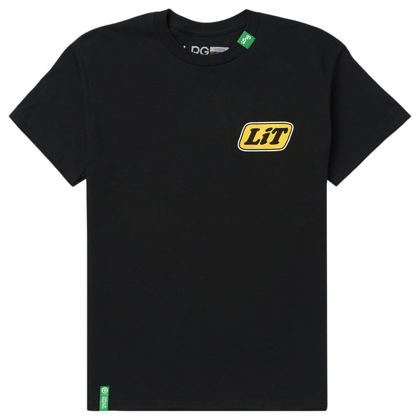 HUSTLE TREES LIT TEE - BLACK