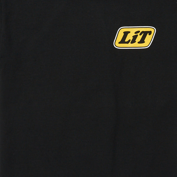 HUSTLE TREES LIT TEE - BLACK