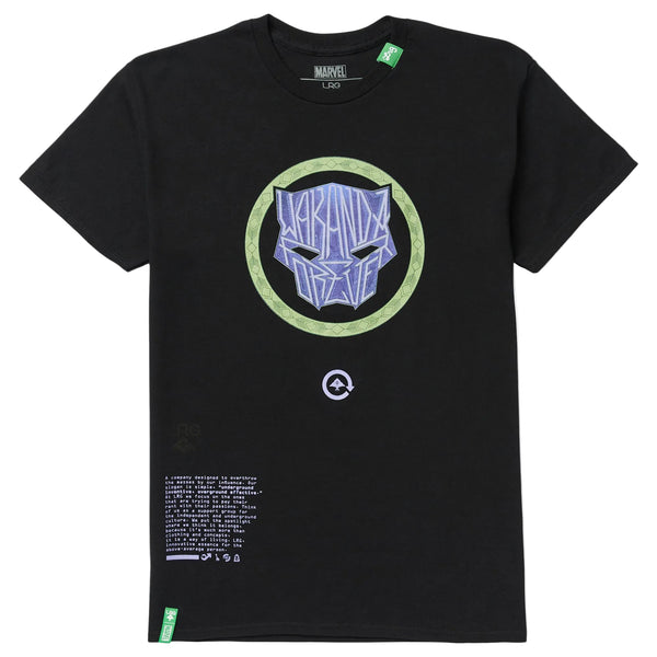 BLACK PANTHER WAKANDA FOREVER LOOKING UP TEE - BLACK