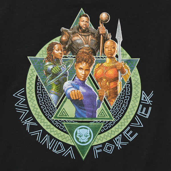 BLACK PANTHER WAKANDA FOREVER LOOKING UP TEE - BLACK