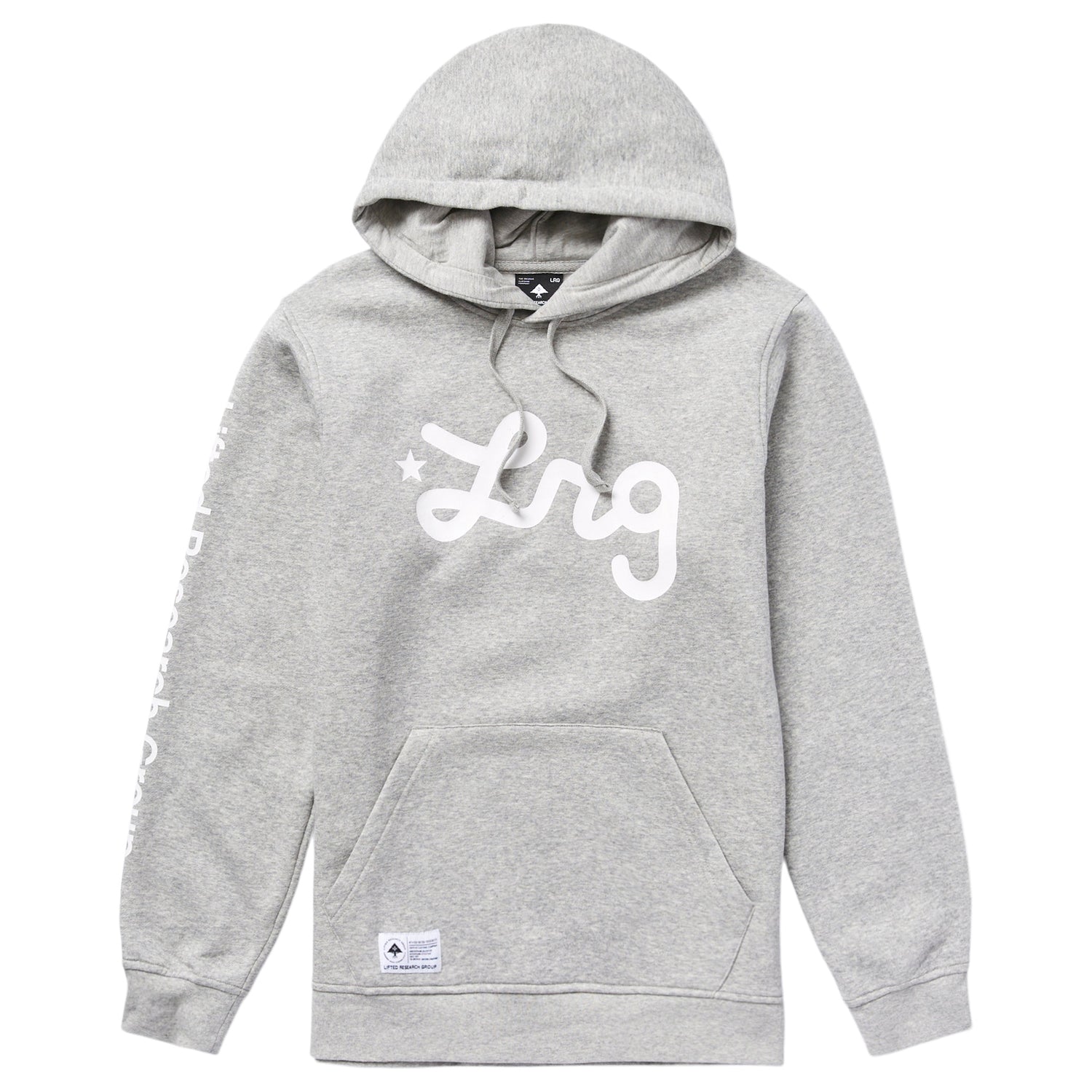 LRG LIFTED SCRIPT PULLOVER HOODIE ASH HEATHER | LRG Clothing