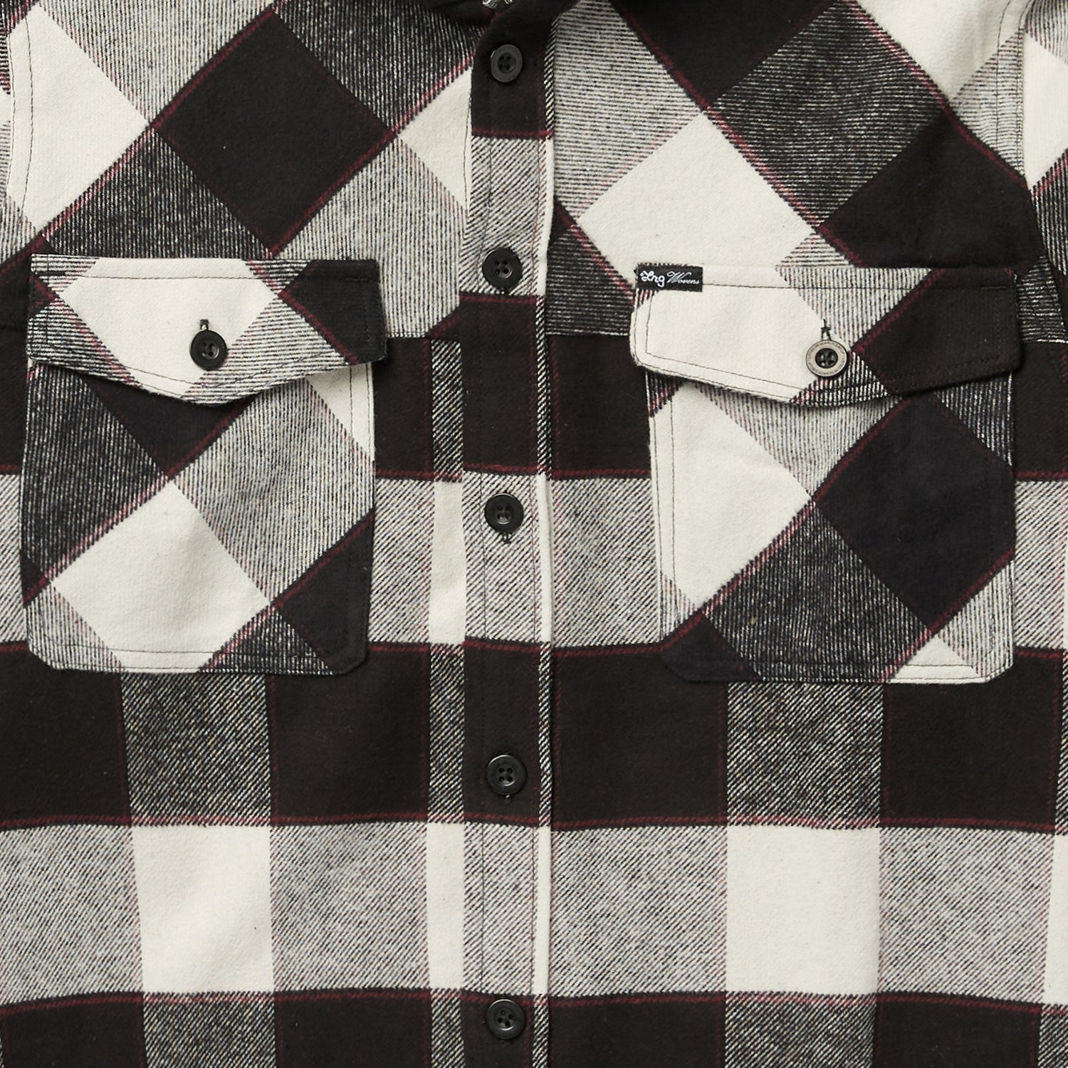 ONLY ONE BUFFALO FLANNEL SHIRT - SILVER