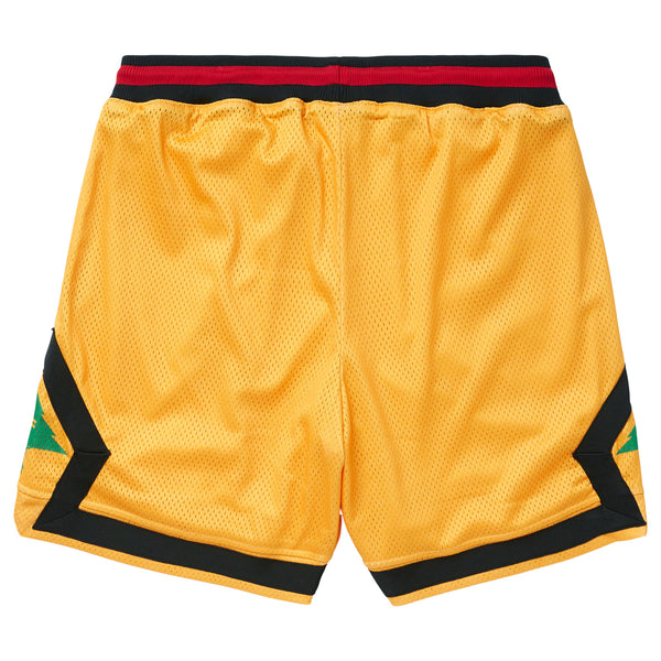 ORIGINAL ROOTS MESH SHORTS - YELLOW