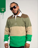 CREATIVE WOODS RUGBY SHIRT - GREEN