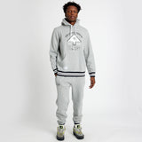 STRONGER L BRANCHES PULLOVER HOODIE - GREY HEATHER