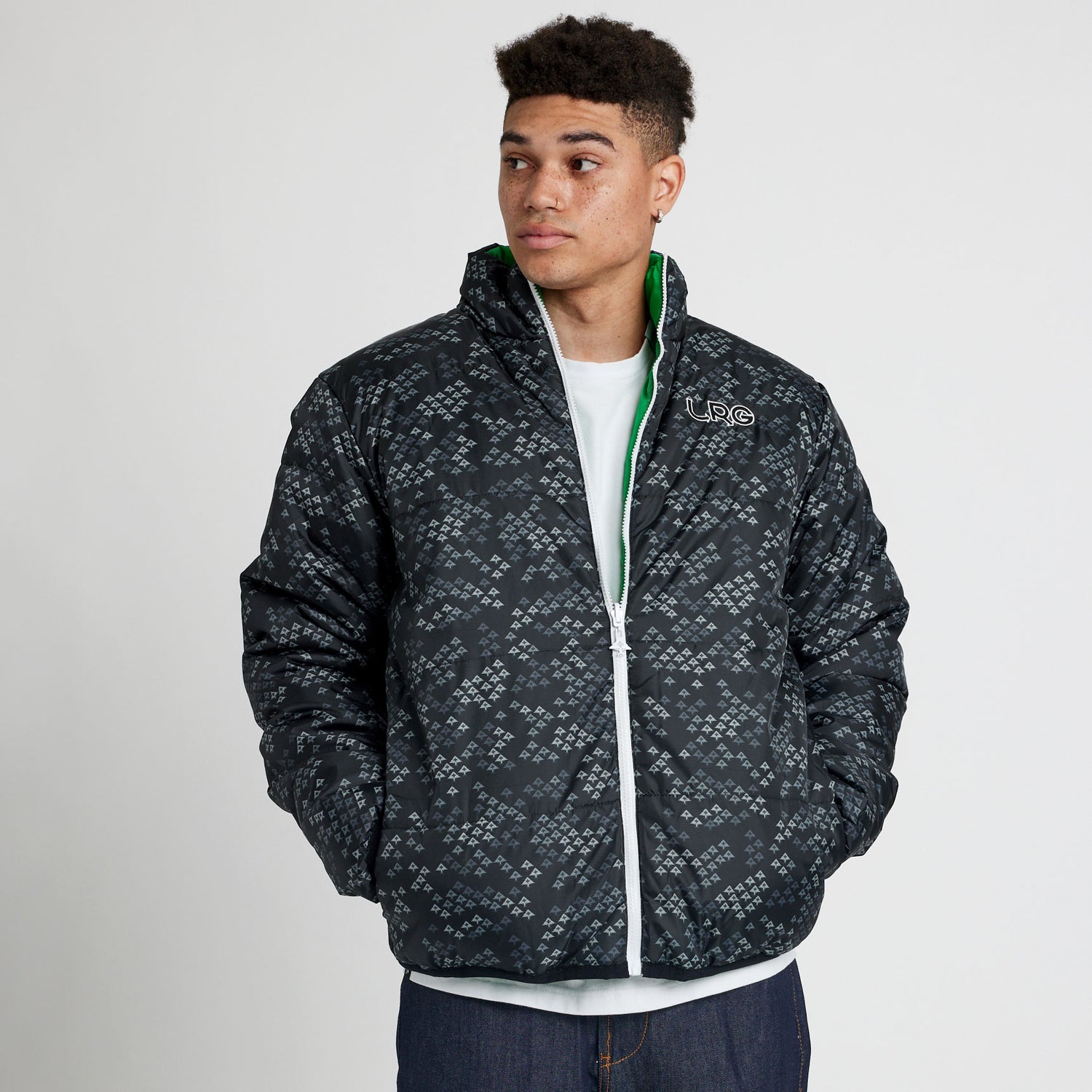 Supreme x Nike Reversible Puffy Jacket 'Black' | Men's Size L