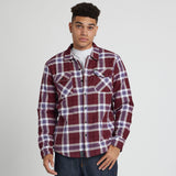 FACTION SHERPA LINED FLANNEL - BURGUNDY