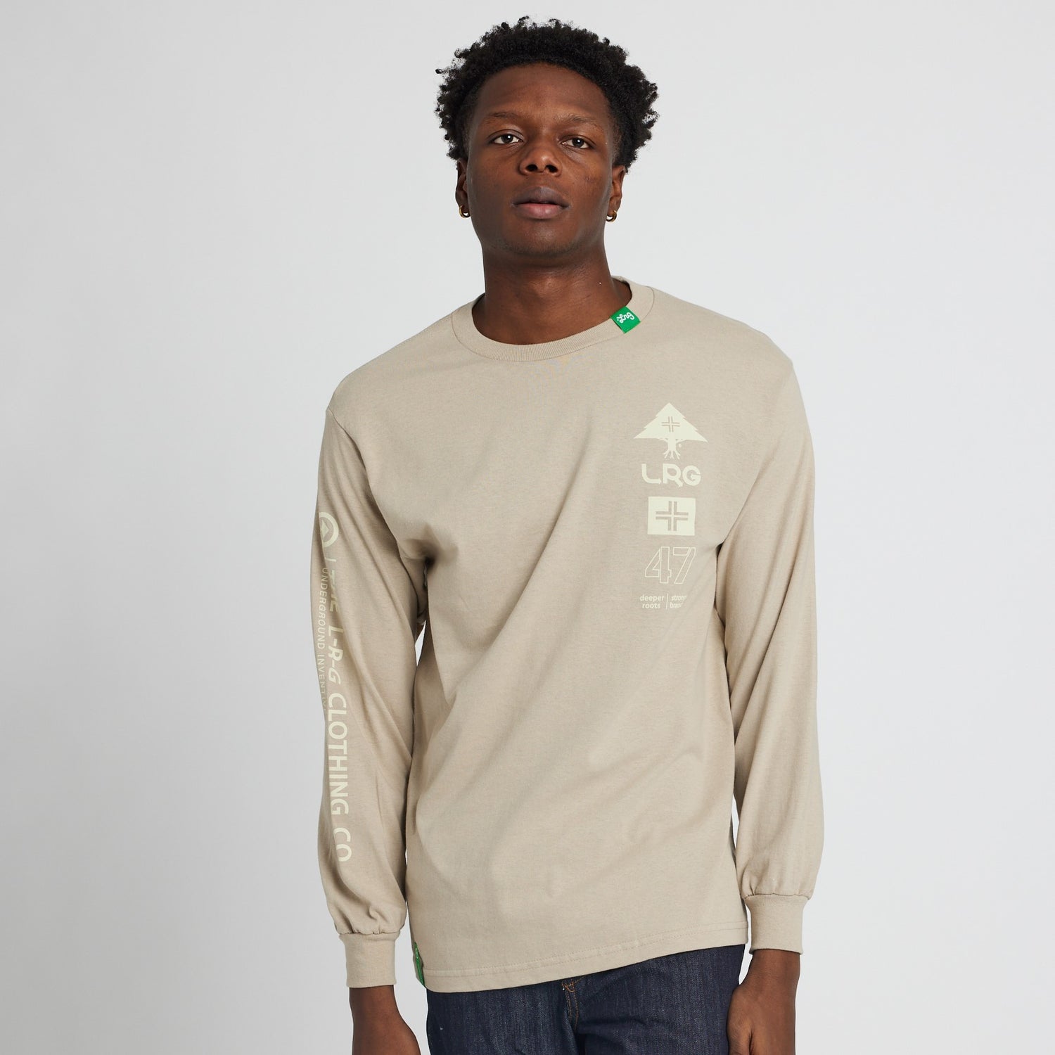 STRONGER BRANCHES LONG SLEEVE - SAND
