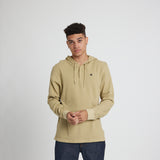 SYCAMORE THERMAL HOODED HENLEY - TAN