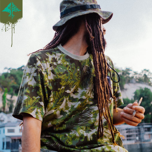 NATURE MISSION CREW KNIT TEE - SAGE
