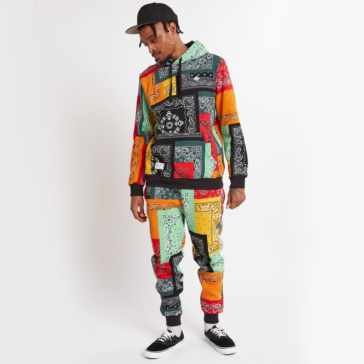 STRICTLY ROOTS PULLOVER HOODIE - MULTI