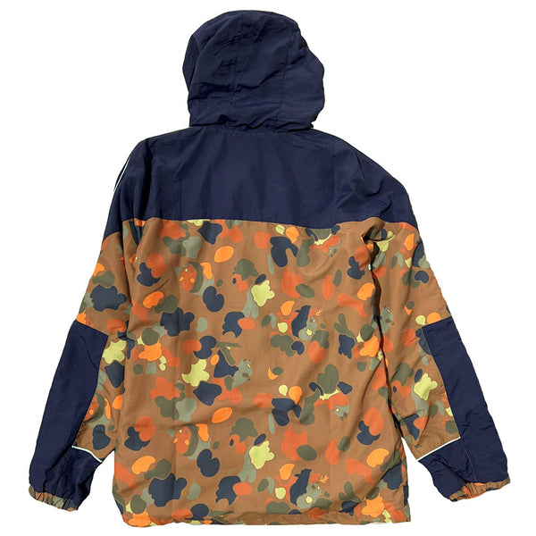 PANDA ROOTS WINDBREAKER JACKET - BROWN